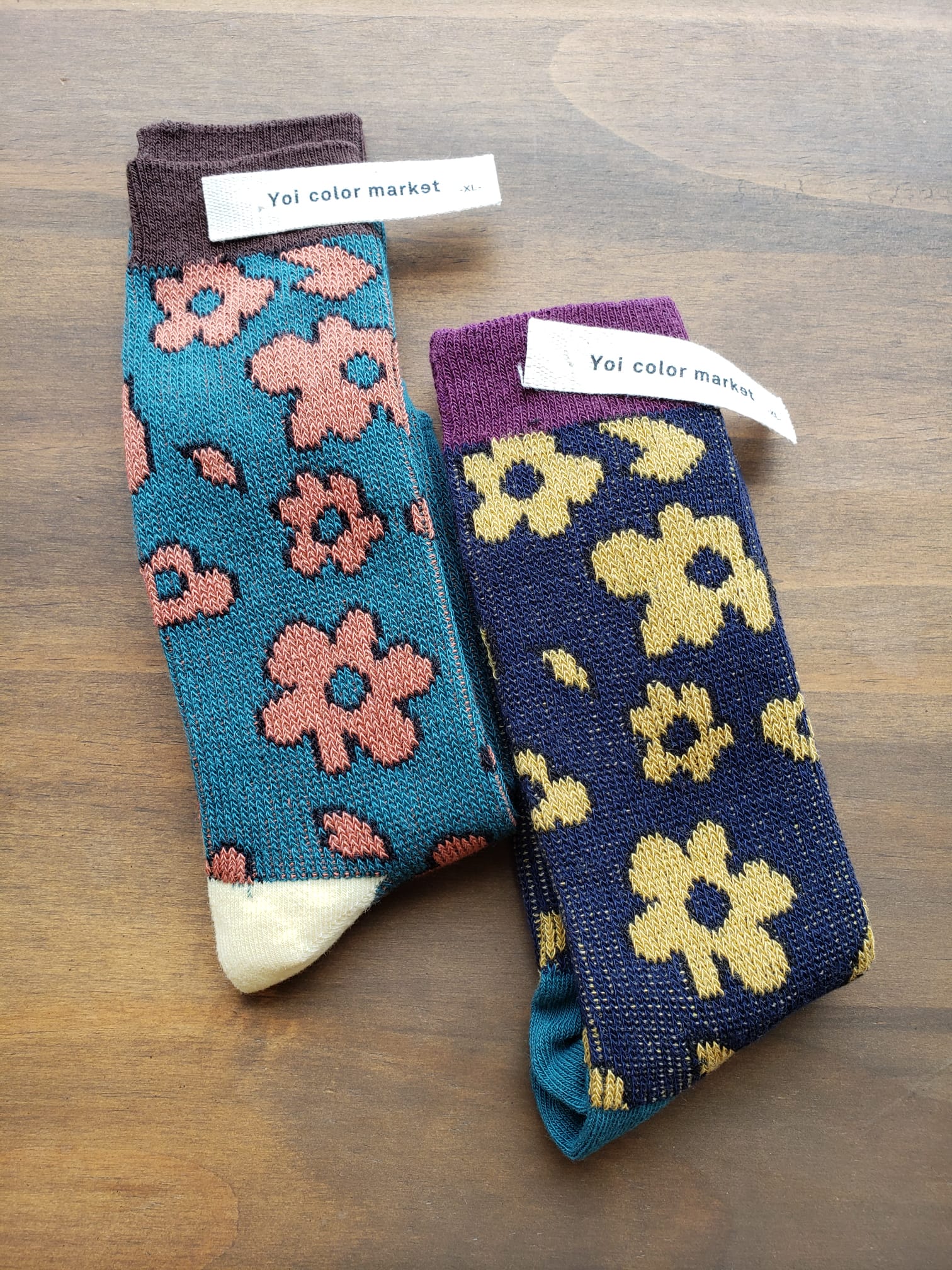 Floral Print Socks (Set)