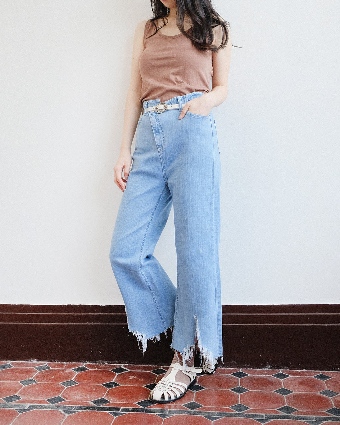 Tassel Ripped Jeans (Damage)