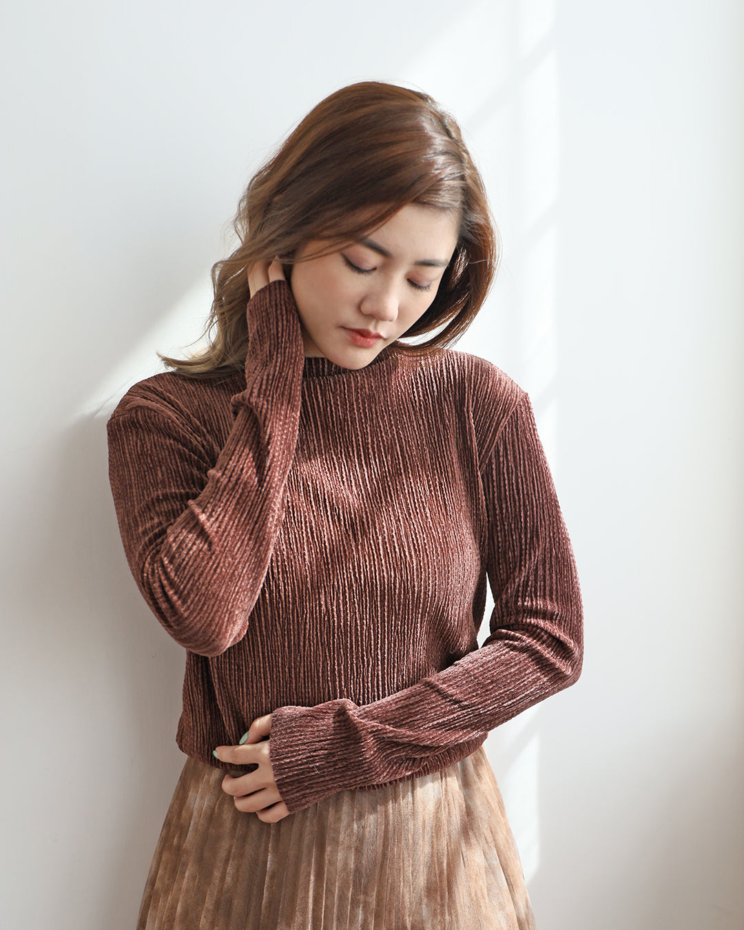 Comfy Pleated Top