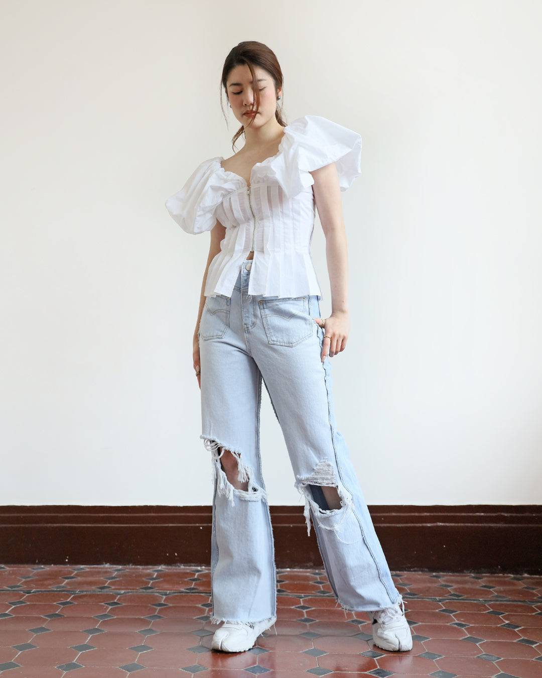 Front Pocket Jeans - Size S