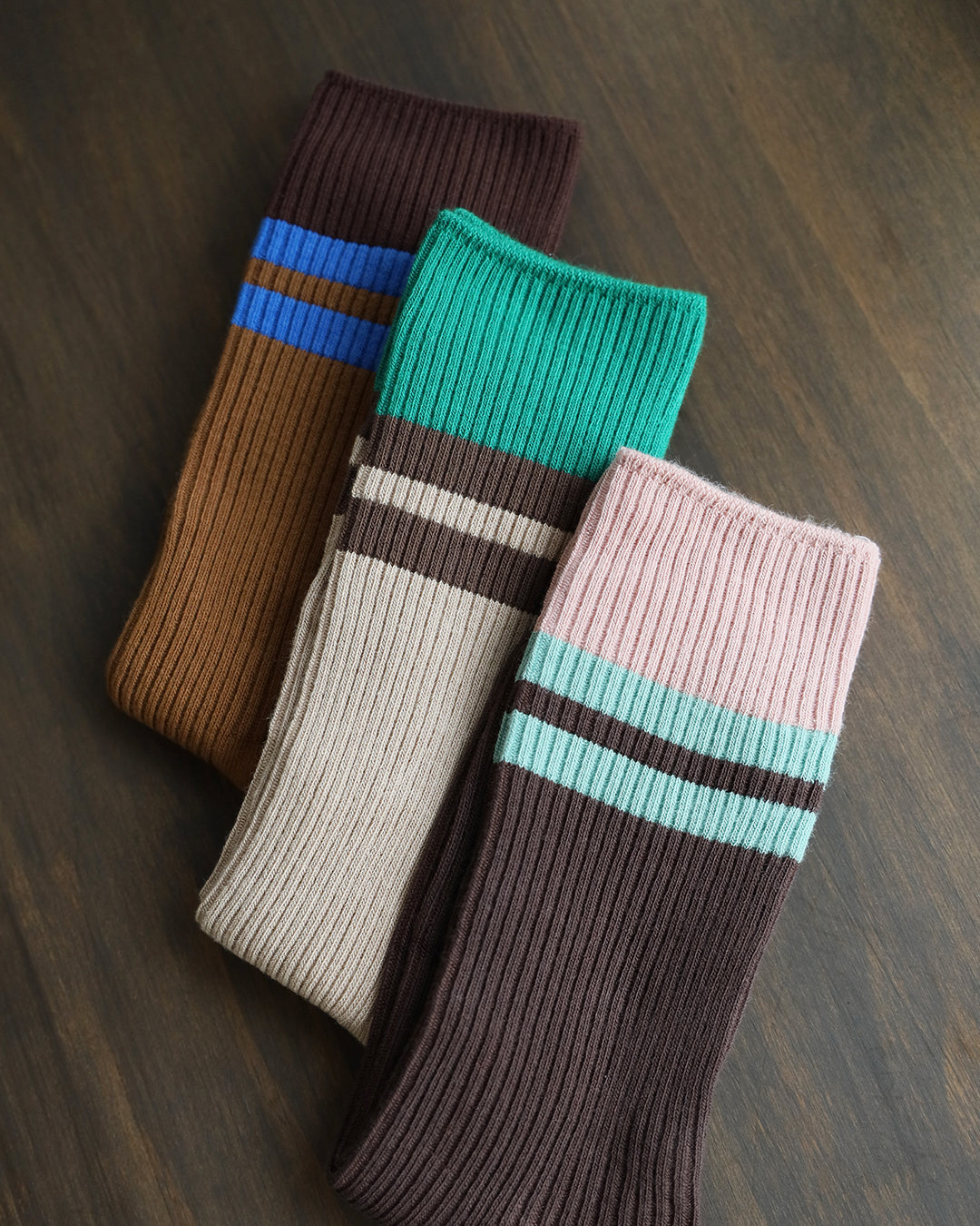 Color Block Socks   (3 Color)