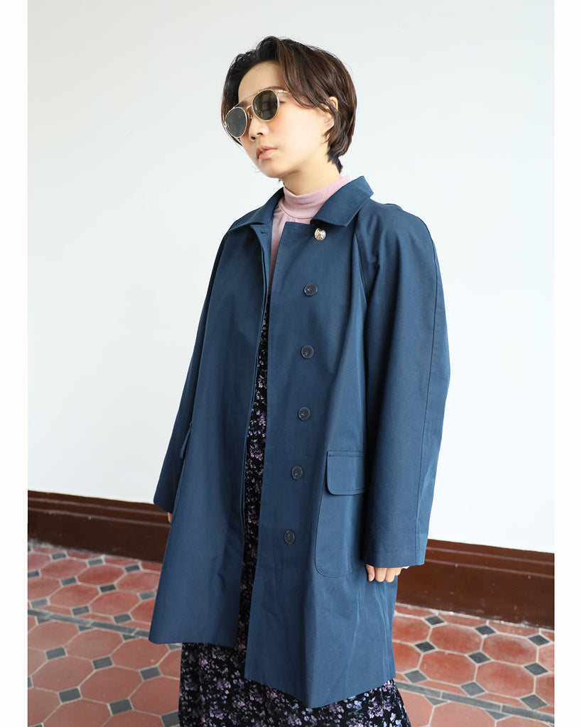 Structured Sleeves Trench Coat