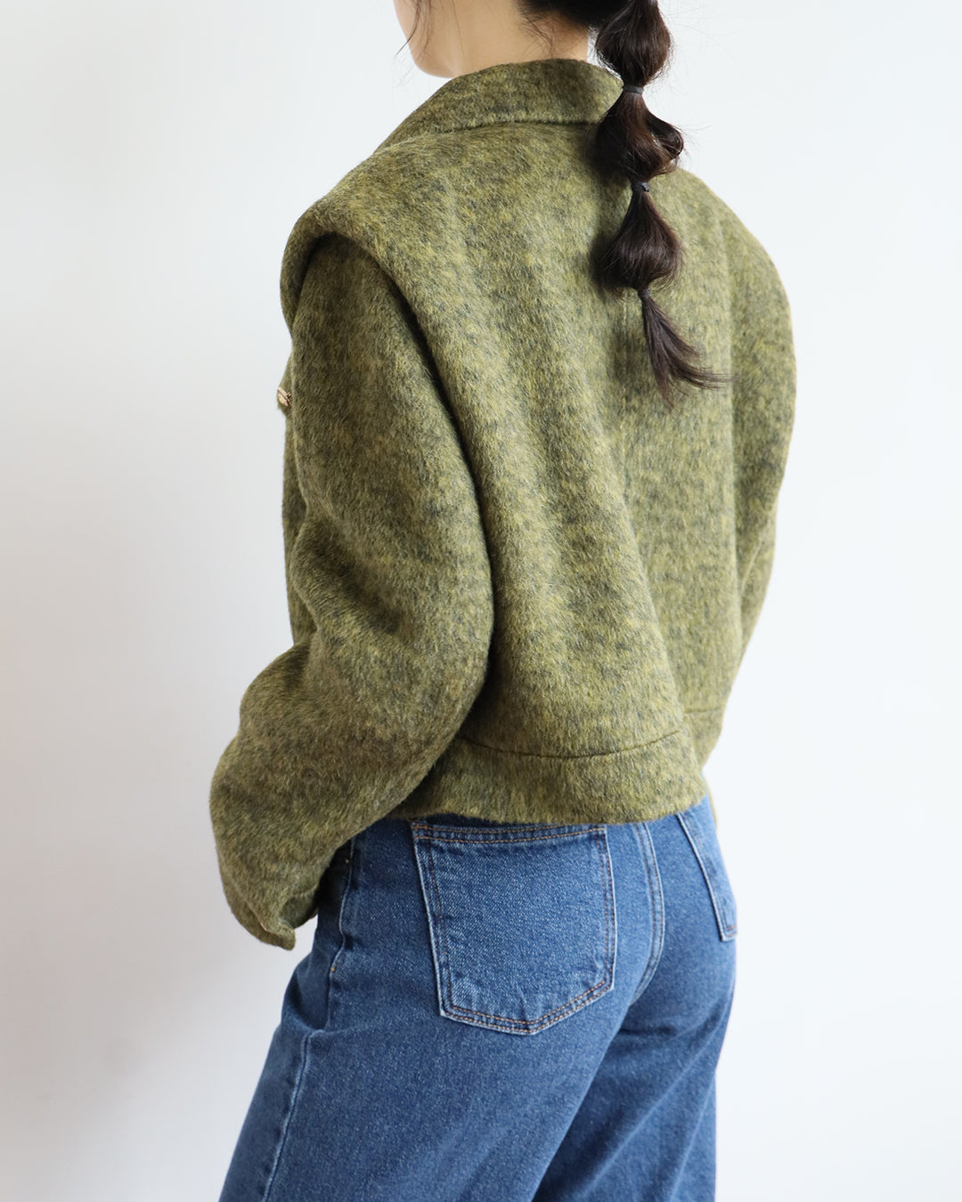 Structure Cropped Coat