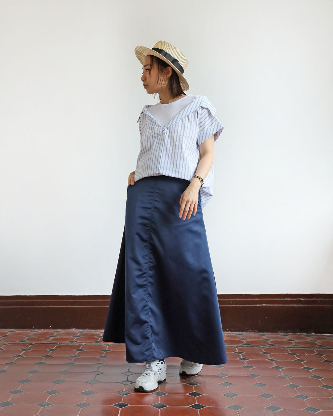 Skater Midi Skirt (2 color)