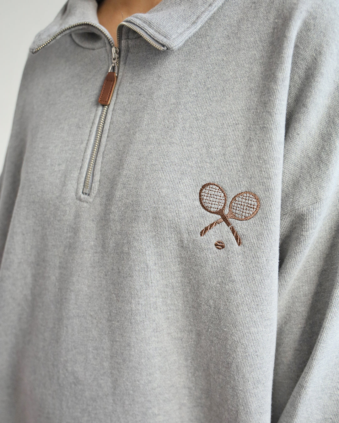 Half Zip Tennis Sweatshirt