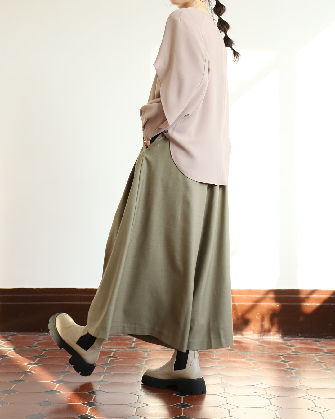 Pleated Culottes (2 Color)