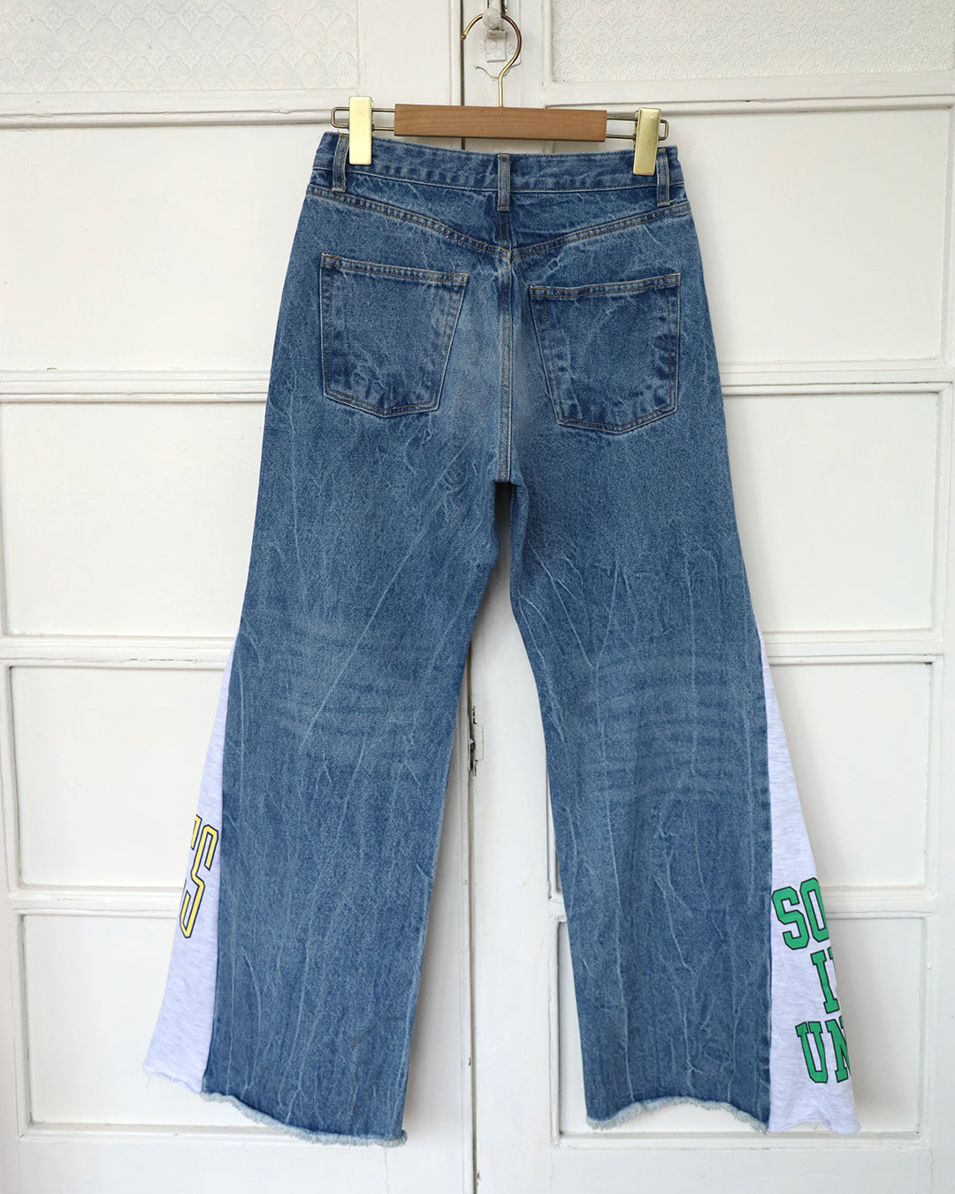 Patchwork Jeans (Size S-L)