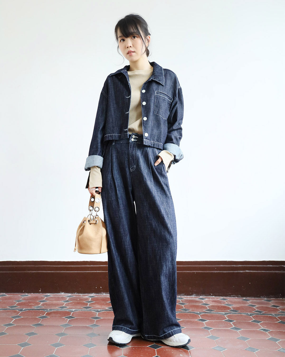 Ultra Soft Denim Jacket (2 Color)