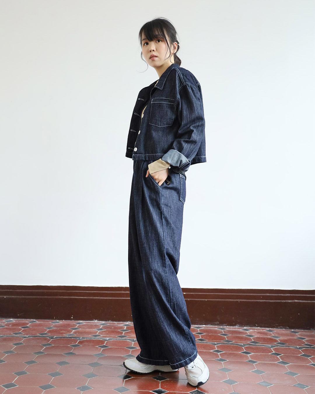 Ultra Soft Denim Jacket (2 Color)