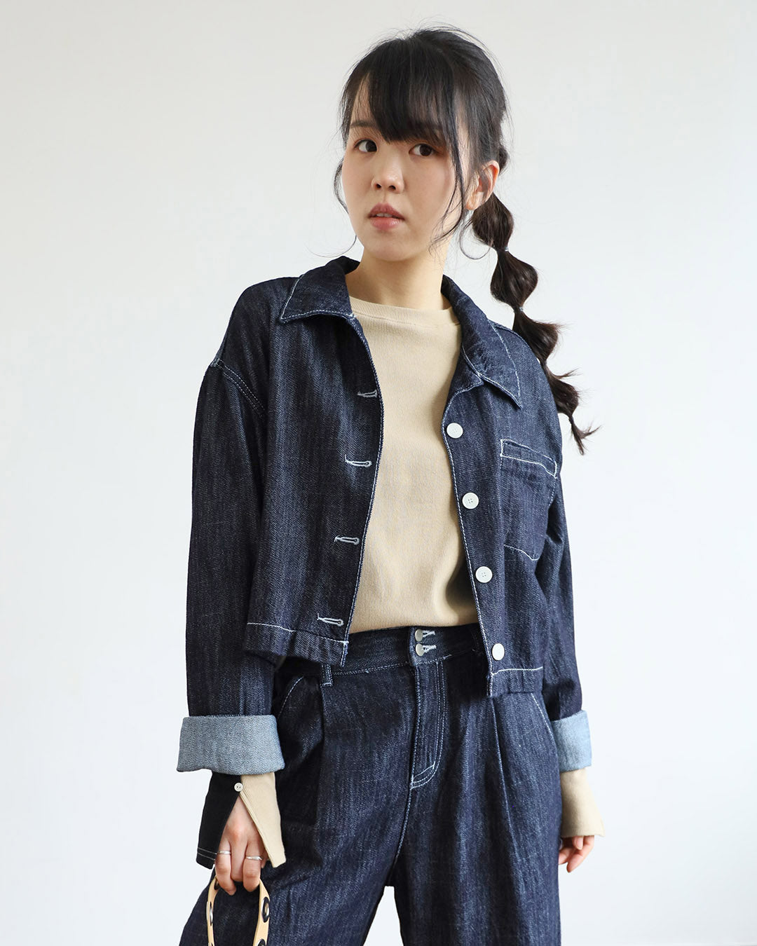 Ultra Soft Denim Jacket (2 Color)