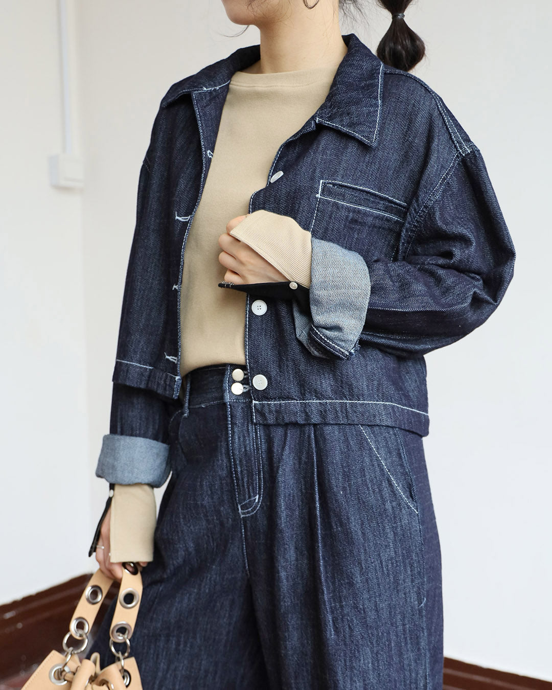 Ultra Soft Denim Jacket (2 Color)